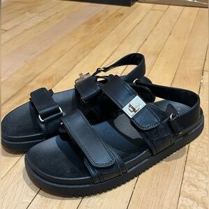 Target Black Sandals with Buckle